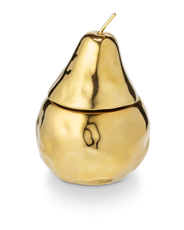 Spiced Pear Ceramic Pear Candle