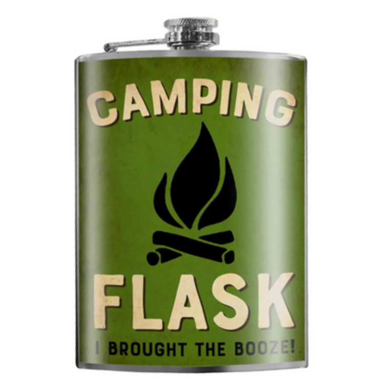 Green Camping Flask