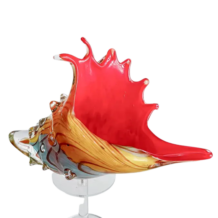 Glass Shell Red