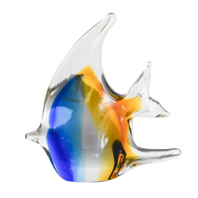 5in Glass Tropical Fish Rainbow
