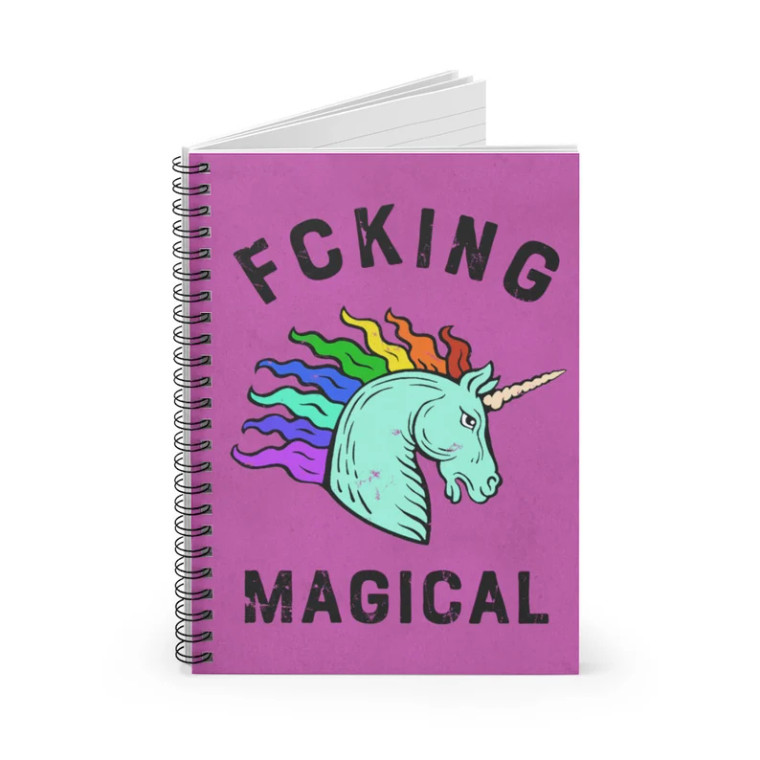 Fcking Magical Unicorn Notebook