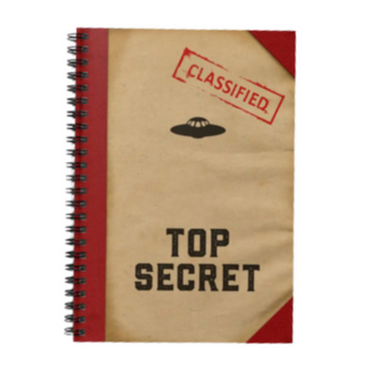 Top Secret Spiral Notebook