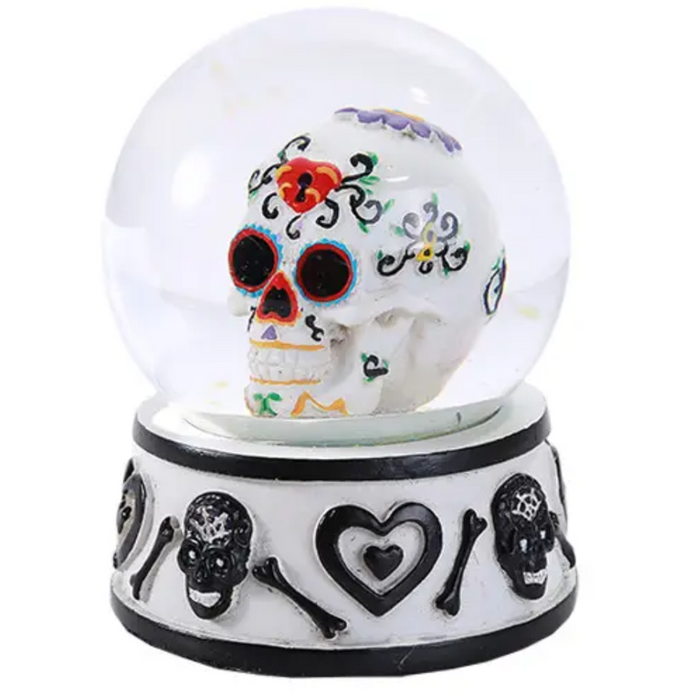 Day of the Dead Water Globe