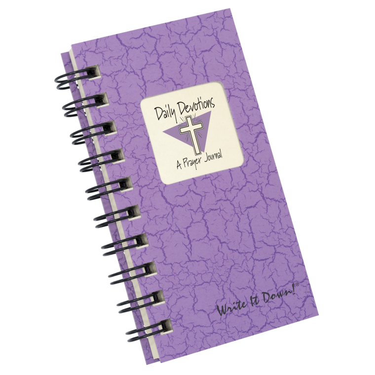 Daily Devotions- A Prayer Mini Journal- Eggplant