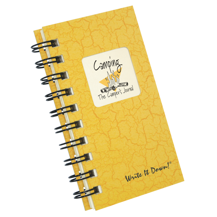 Camping - The Campers Mini Journal - Sunset Yellow