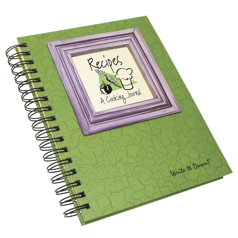 Recipes- A Cooking Journal - Avocado Green