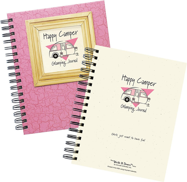 Happy Camper - Glamping Journal- Pink