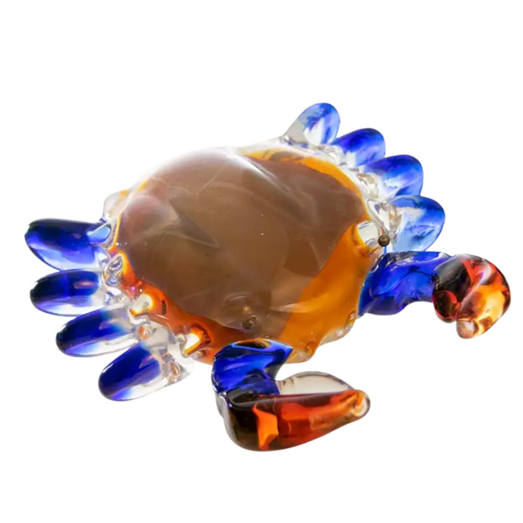 Glass Crab Blue