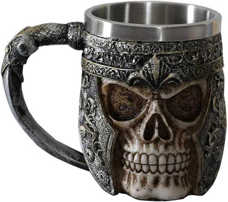 Warrior Skull Mug