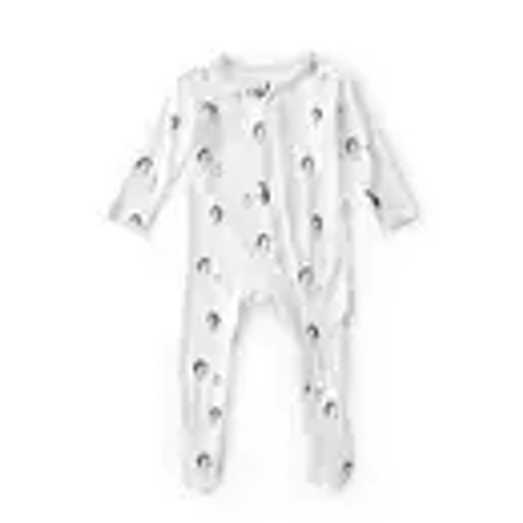 Penguin Zippered Footie 9-12 Months