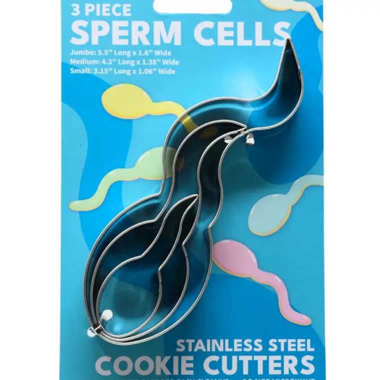 Cookie Cutter Sperm Set of 3