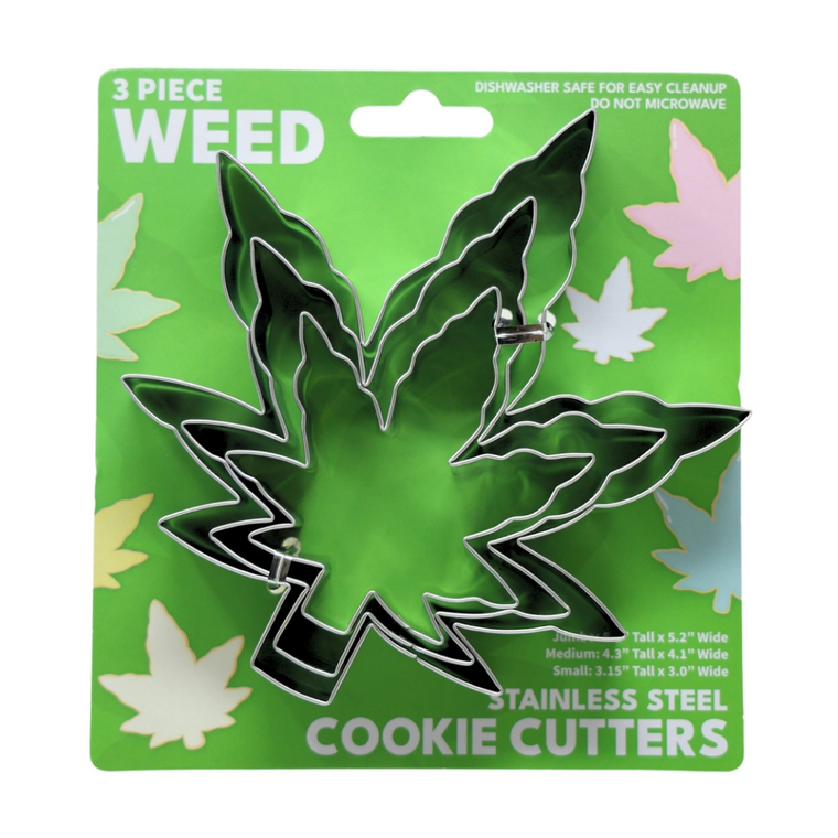 Cookie Cutter Weed Set of 3