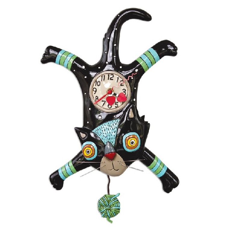 Black Cat Clock