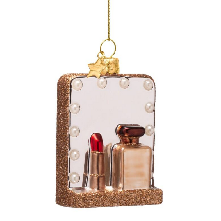 Vanity Make Up Mirror Glass Ornament