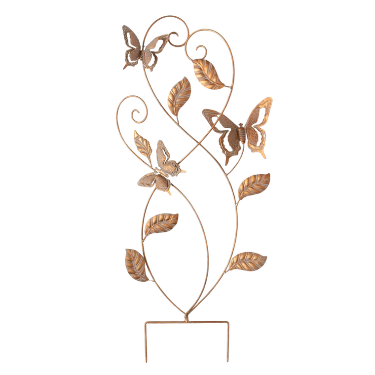 Graceful Butterfly Metal Stake