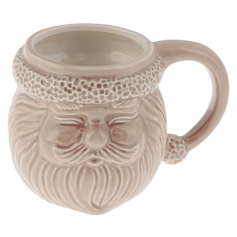 Cream Santa Mug Cream Santa Mug