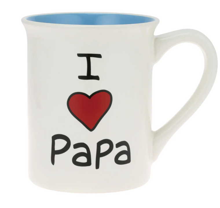 I Heart Papa Mug