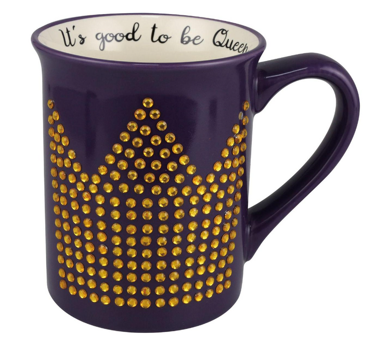 Rhinestone Queen Mug