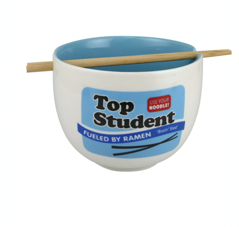 Top Student Ramen Bowl and Chopstick Set