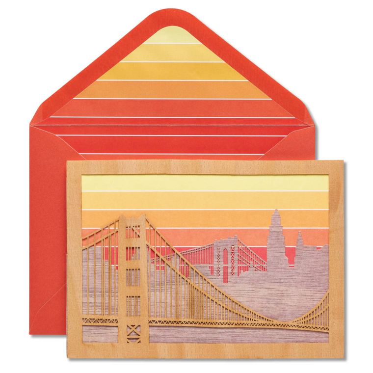 Cityscape Emerson Birthday Card