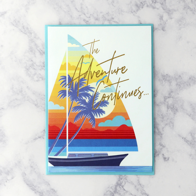 The Adventure Continues Anniversary Card The Adventure Continues Anniversary Card