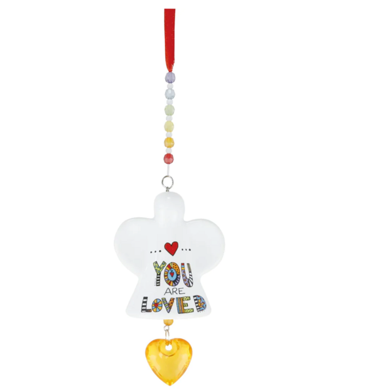 You Are Loved Angel  Suncatcher Ornament
