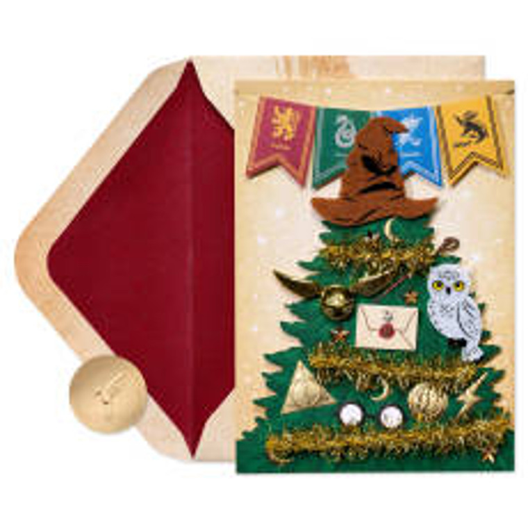 Harry Potter Tree Christmas Card