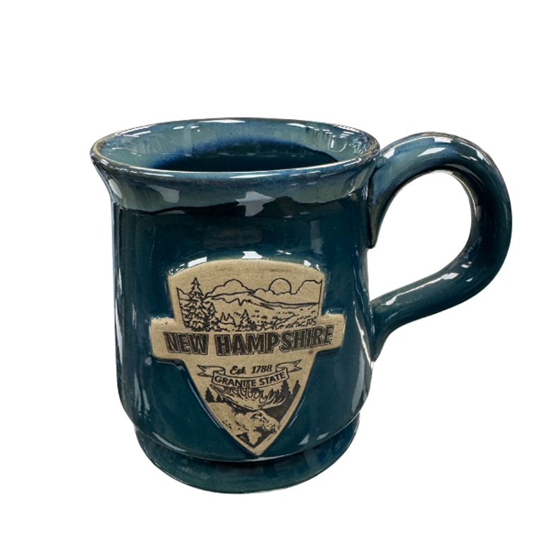 NH Badge Blue Ceramic Mug