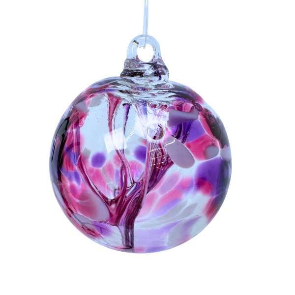 3in Fairy Dew Drop Purple, Red & White