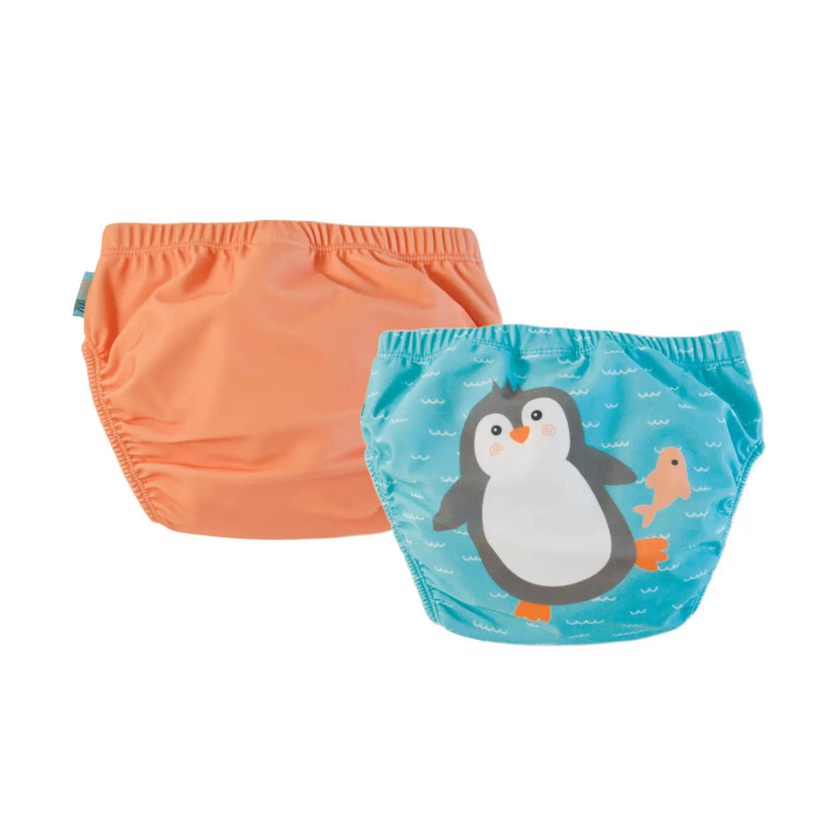 12-24m Penguin Swim Diaper Cover