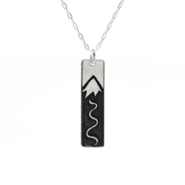 Ski Slope Necklace