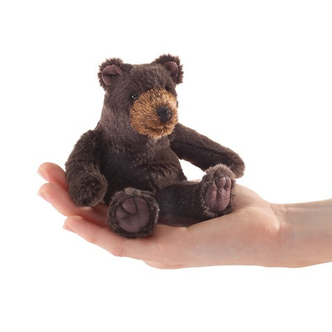 Sitting Bear Finger Puppets