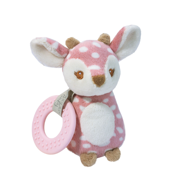 Pink Farrah Fawn Playtivity Rattle