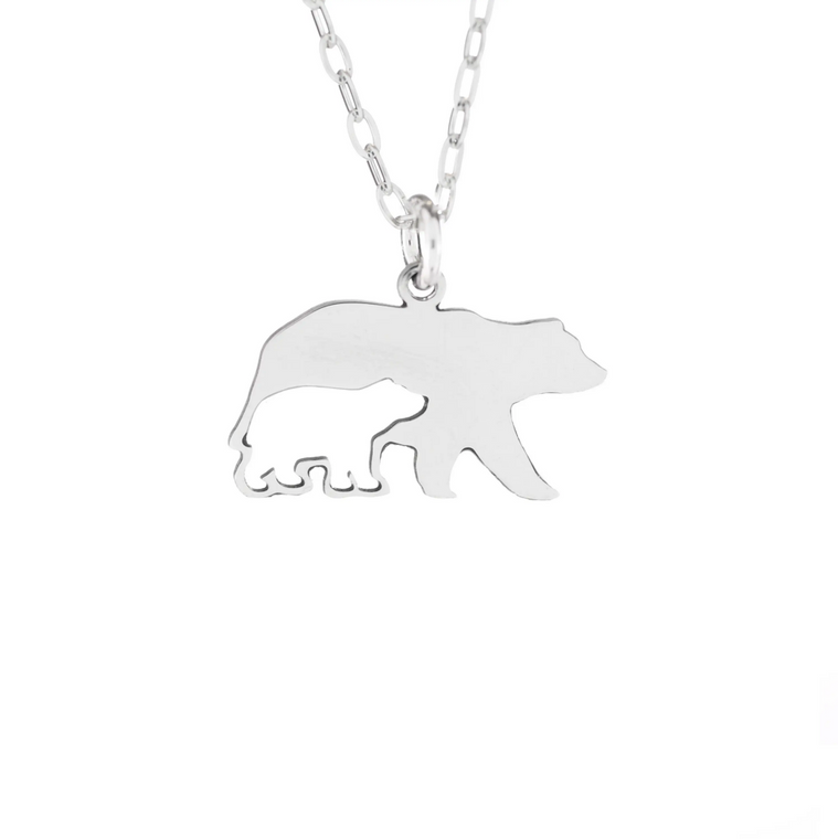 Bear and Cub Necklace