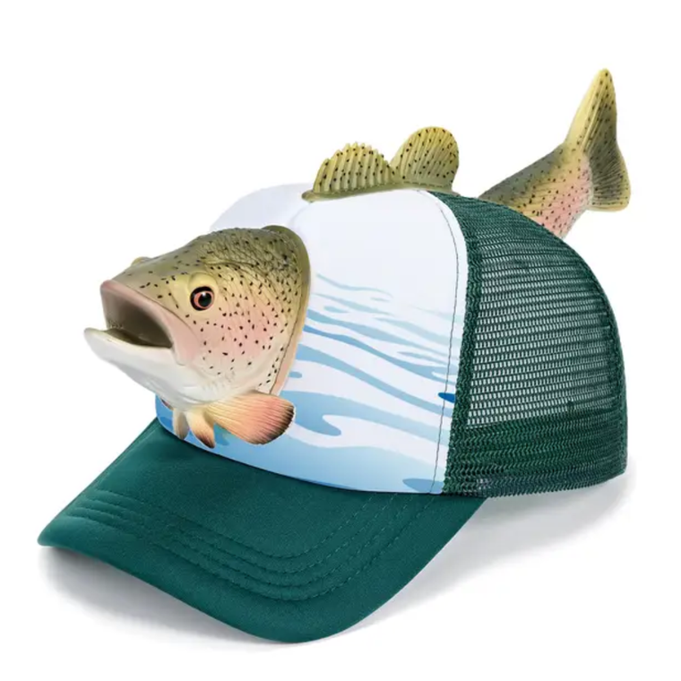 3D Rainbow Trout Hat