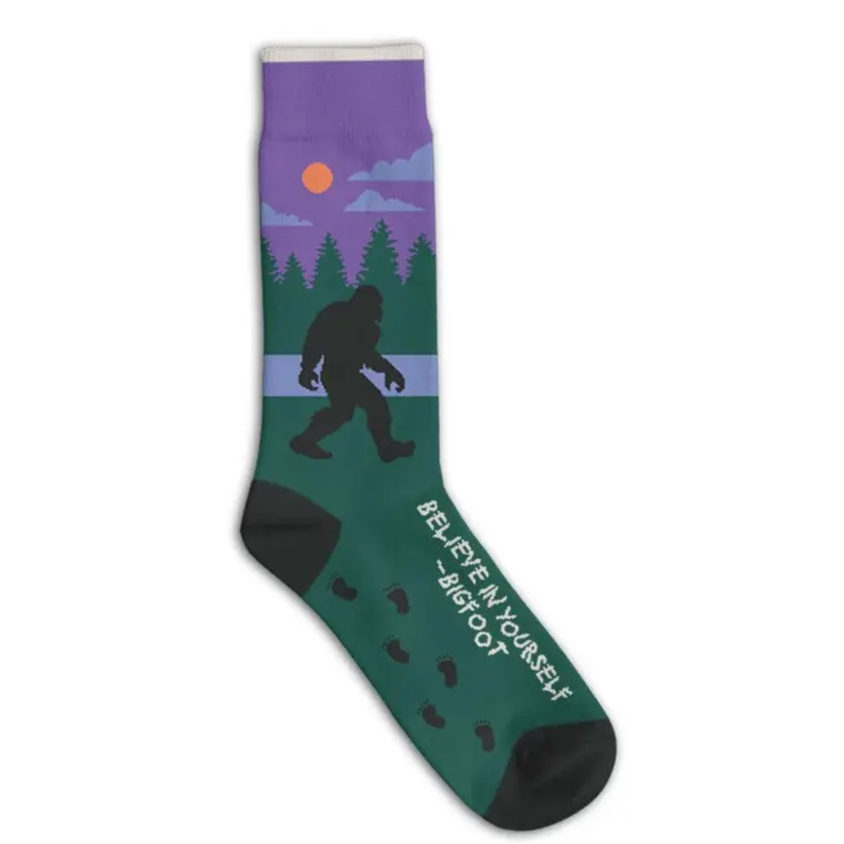 Bigfoot Believe in Yourself Socks