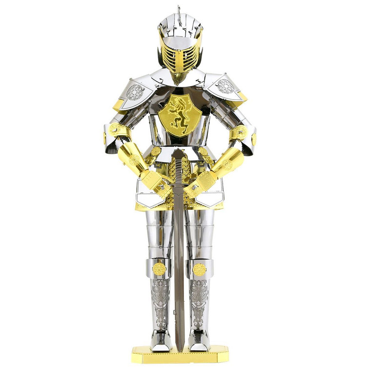 European Knight Armor in Gold and Silver