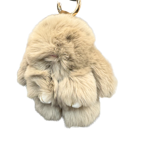 Super Soft Beige Oat SM Bunny Keychain