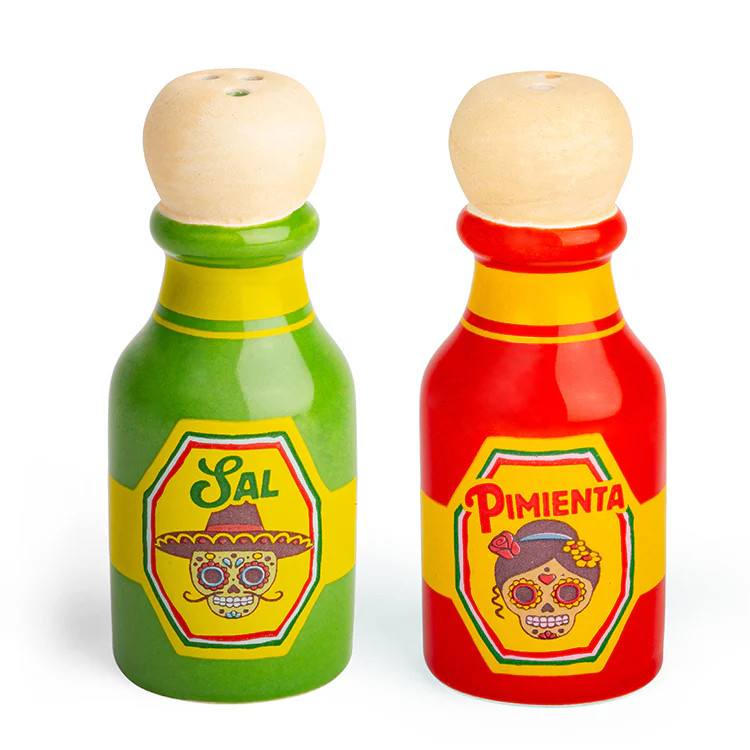 Hot Sauce Salt and Pepper Shakers