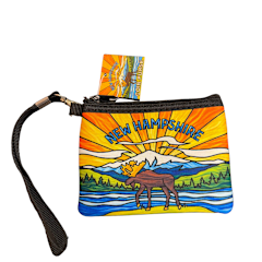 NH Moose-Stained Glass Wristlet