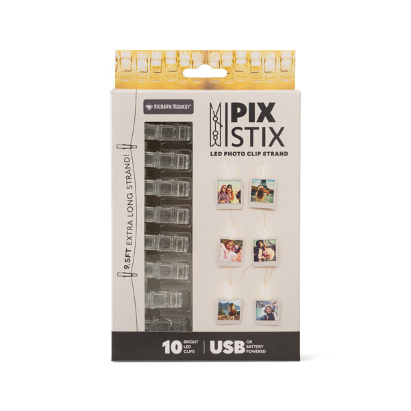 Modern Monkey Pix Stix LED Photo Clip
