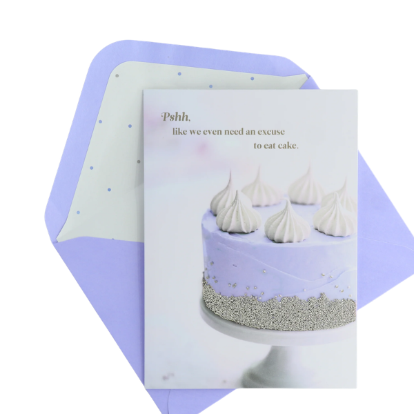 Excuse to Eat Cake Birthday Card