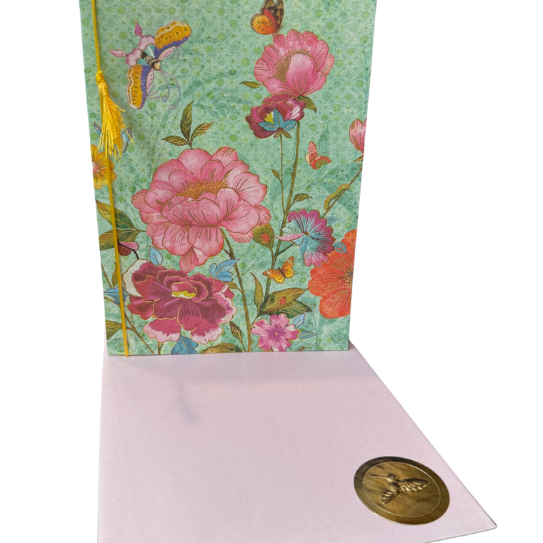 FSC Floral Garden Birthday Card