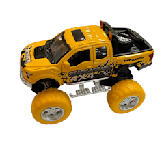 Pickup Truck Monster Wheels- Yellow