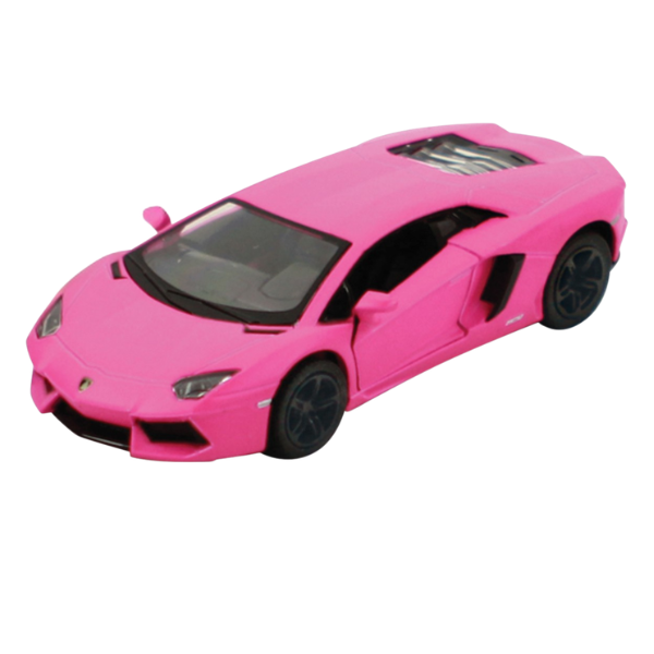 Die Cast Lamborghini Brushed - Pink