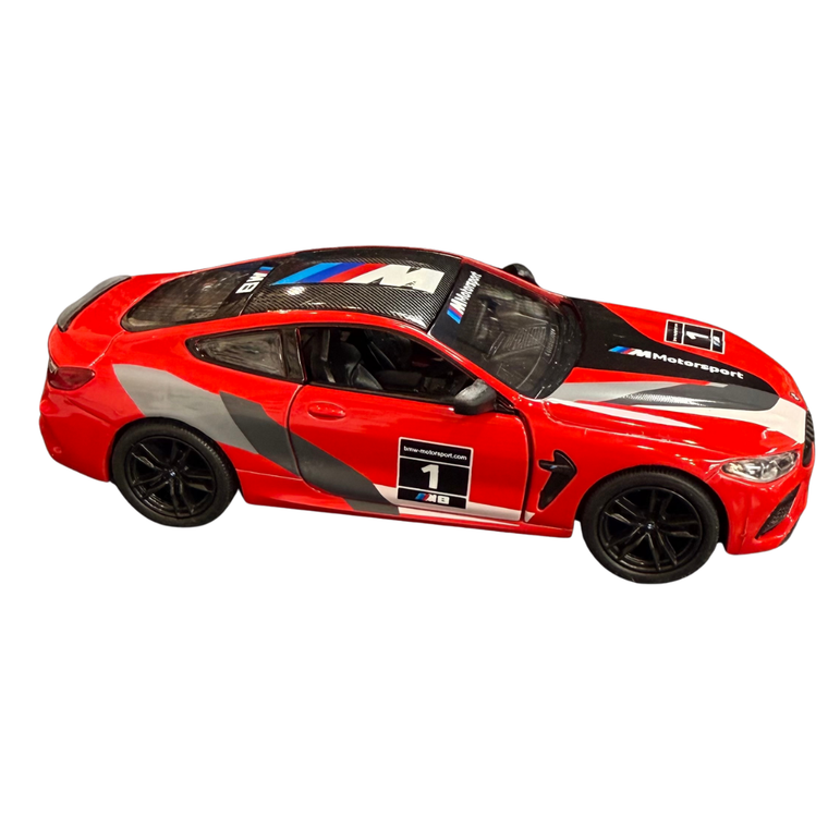 Die Cast BMW M8 Coupe Livery - Red