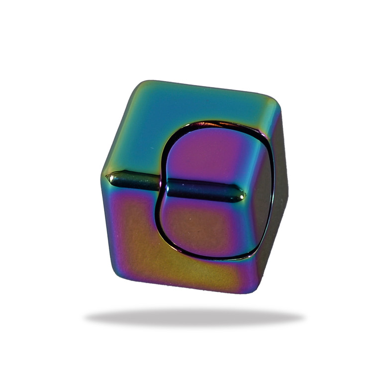 Spin Cube - purple Metallic