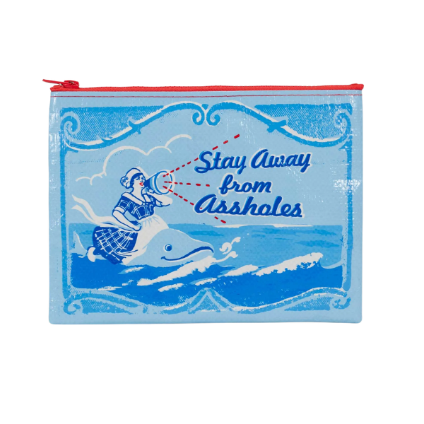 Zipper Pouch Stay Away Assholes