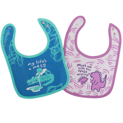 Baby Bib Life's Mess / Wiping