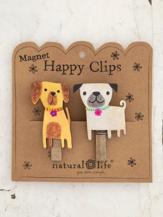 Magnet Happy Clip- Dog